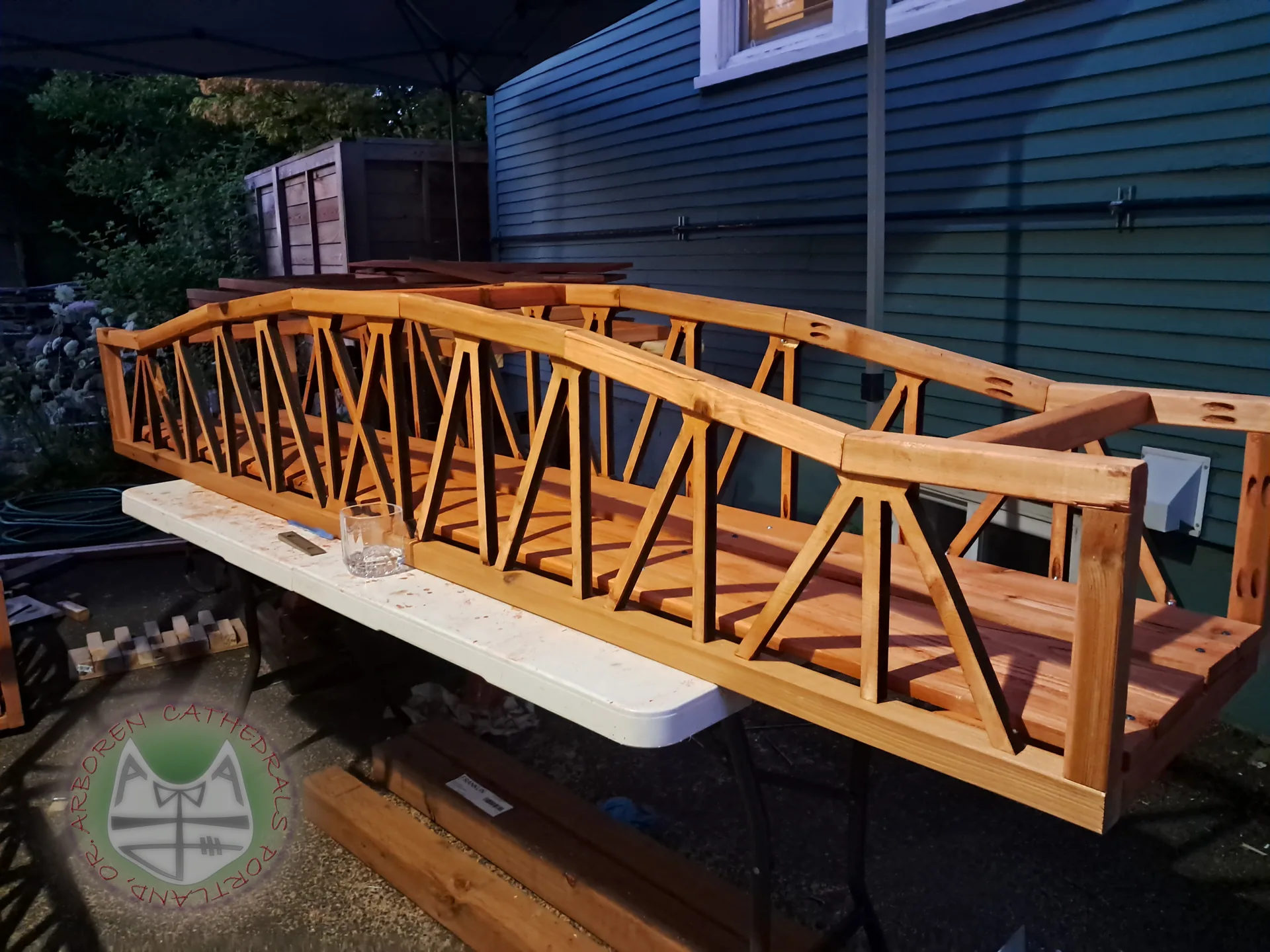 Pawthorne Bridge deck under construction